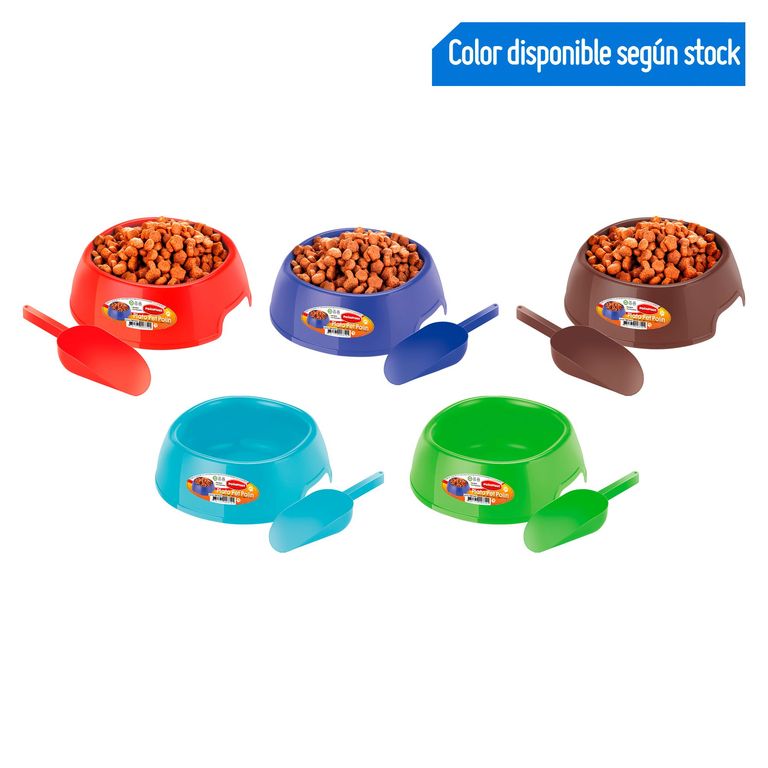 Plato para Perro + Cucharon para Comida 24.8x11.5x27cm