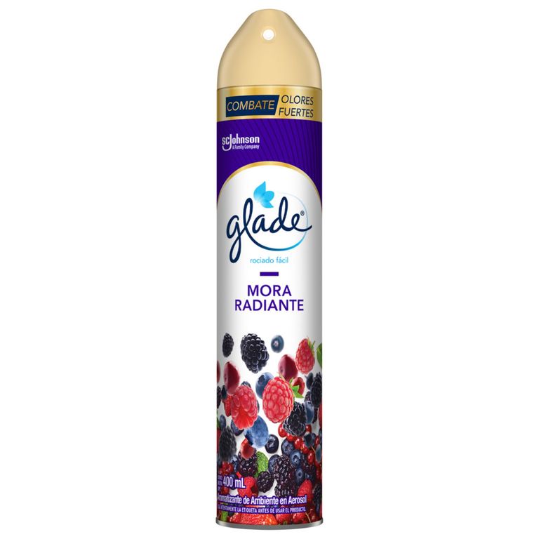 Ambientador en aerosol Glade Mora Radiante 400ml