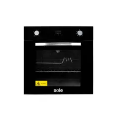 SOLE - Horno Empotrable a Gas 70 Lt Malta 3120SOLHO021V2 Negro