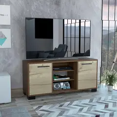 TUHOME - Mesa de TV 50" Marsella Gales/Duna