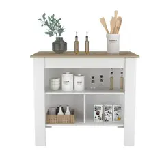 TUHOME - Mueble de Cocina Mesa de Cocina Kitchen