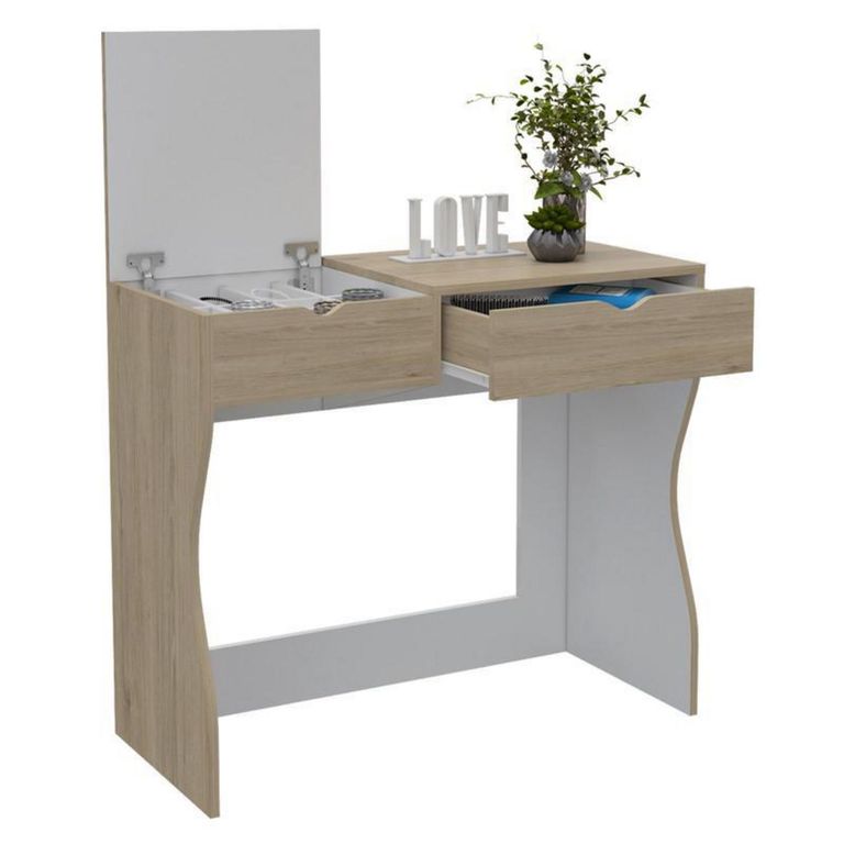 Mueble de Tocador Rovere/Blanco