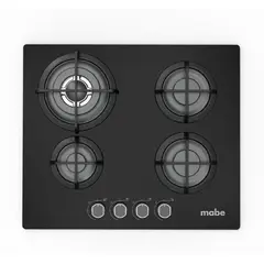 MABE - Cocina Empotrable a Gas 4 Hornillas PM6045GV0 Negro