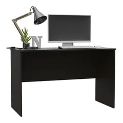 TUHOME - Escritorio Negro Melamina Malibu