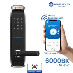 SMART SOLITY - Cerradura Inteligente 6000BK