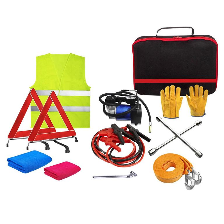 Kit de Emergencia de Vehiculo 10 Piezas