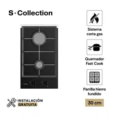 undefined - Cocina empotrable Gas Sole Sc 3120SOLCO061 X2 Quemadores