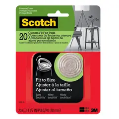 SCOTCH - Pads de Felpa Circulares Ajustables Beige