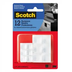 SCOTCH - Topes de Goma Transparentes x 12 unid.