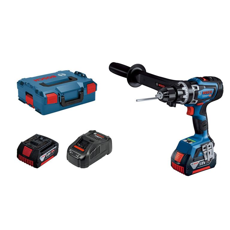 Taladro Atornillador 18V Bosch GSB 18V-150 C + 2 baterías + maletín de plástico