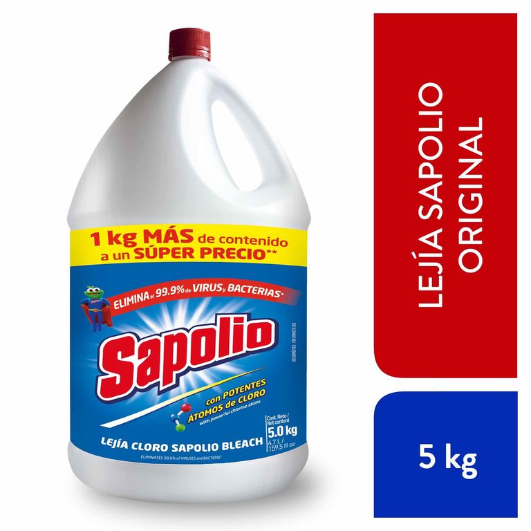 Lejía Sapolio Original 4.8Kg