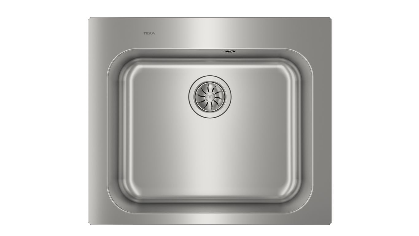 Lavadero de Cocina Acero Inoxidable Teka 1 Poza Universe 60x51cm