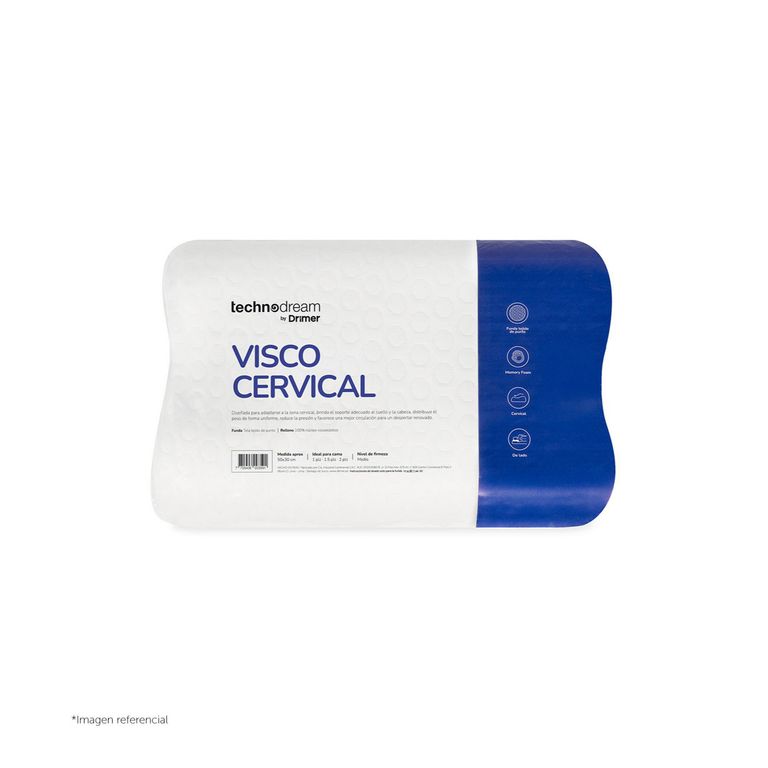 Almohada Visco Cervical 50x30cm