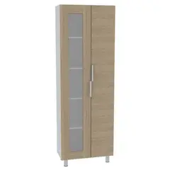 TUHOME - Mueble de Cocina Módulo Bajo Fendi con Lavadero Rovere Blanco 120cm ancho