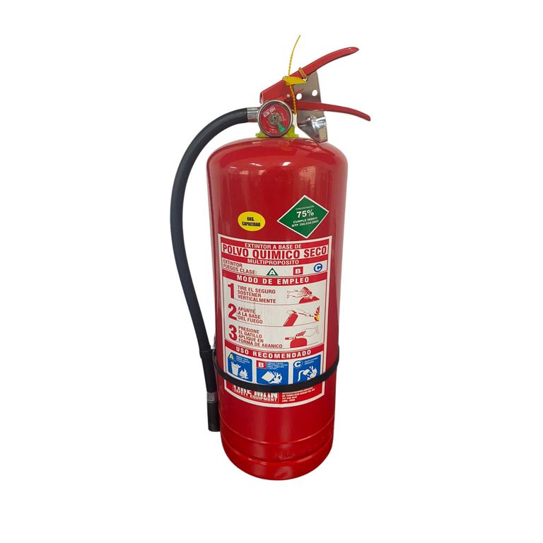 Extintor PQS ABC 75% 6 kg