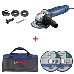 BOSCH - Amoladora angular GWS 700 -710W + 5 discos