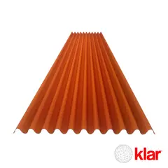 KLAR - Techo Termoacústico TK Onda Home 1.1 x 3.05 Rojo Teja