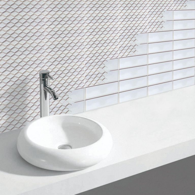 Pack Bricks Catena 3 Unidades Blanco 15x5cm 0.36m2