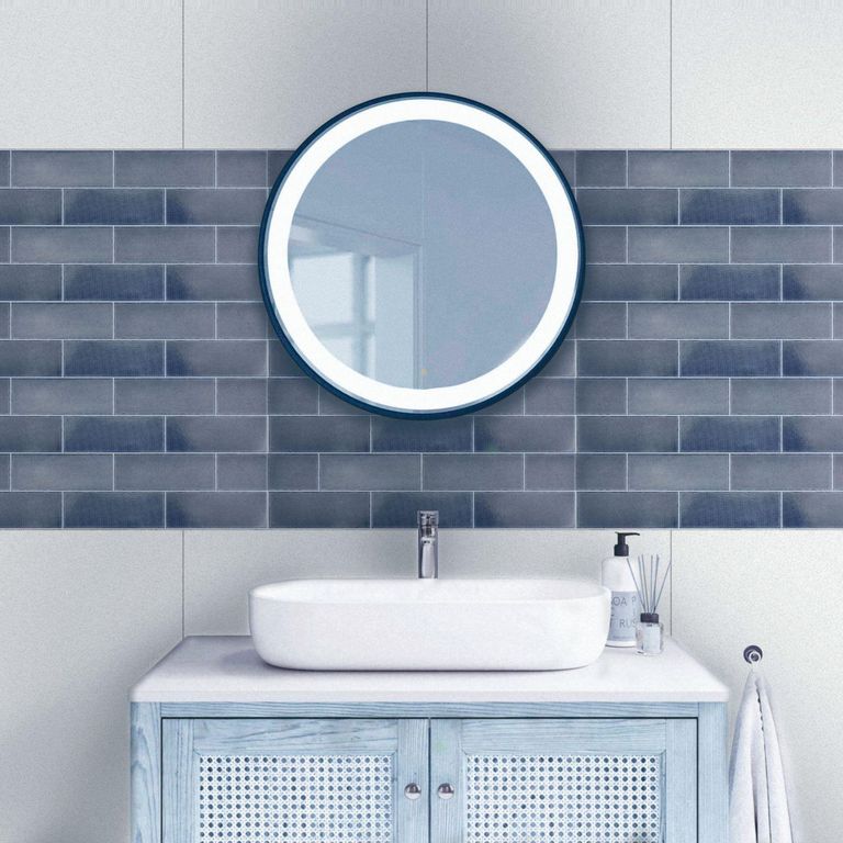 Brick Mattone Azul Marino 40x10cm