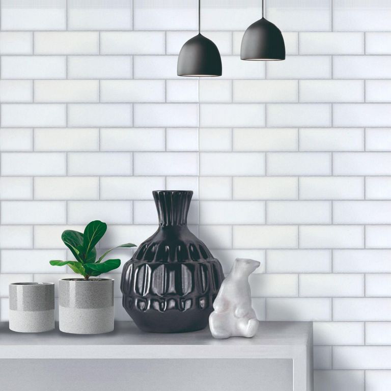 Brick Mattone Blanco 40x10cm