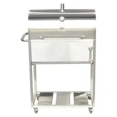 LA CARBONERA GRILL - Parrilla a Carbón Smoked Pro Inox 304 87x115x50cm