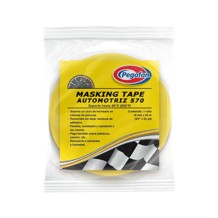 Cinta masking automotriz 570 3/4x 55y