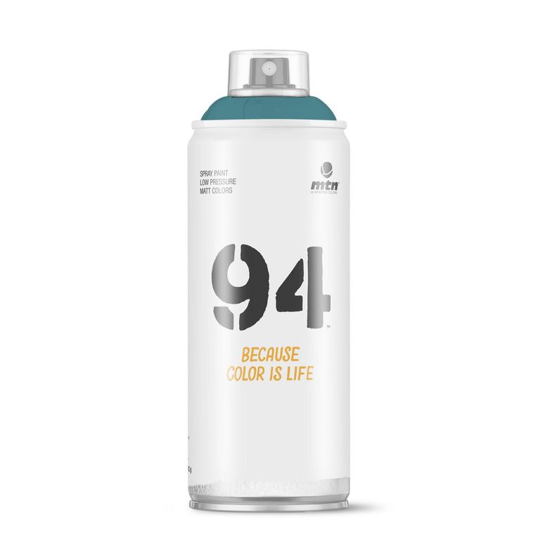 Pintura en Spray Colores Mate Baja Presión Turquesa 400ml