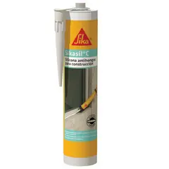 SIKA - Silicona Gris Antihongos para Construcción Sikasil C 280ml
