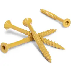 MAMUT - Tornillo para Madera Deck 8x2 Ruspert Cafe 4 unid