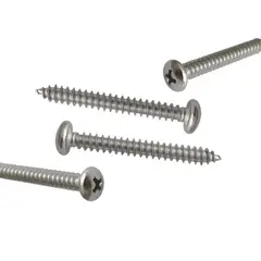 MAMUT - Tornillo Roscalata Cabeza Binding Phillips Inoxidable 6x3/8 4 unid.