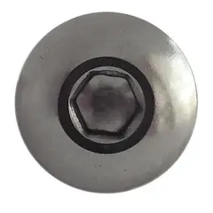 MAMUT - Perno Cabeza Botón M4x16 mm con Tuerca Inoxidablex2 unid