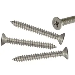MAMUT - Tornillo para Madera Cabeza Plana 6x5/8 Inoxidable 4 unid