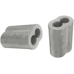 MAMUT - Abrazadera Tubular Aluminio 3/8 2 unid.