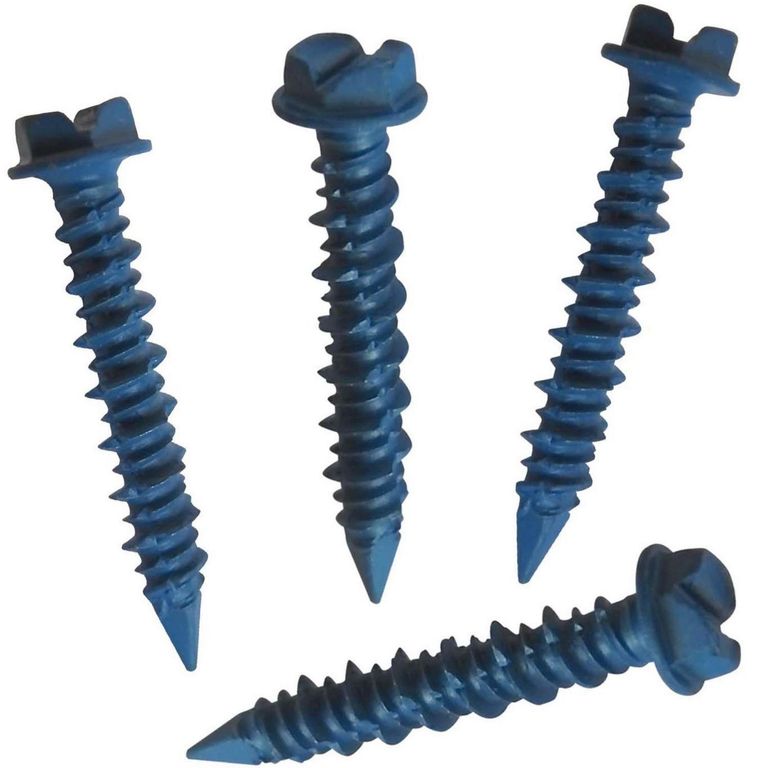 Tornillo Concreto Cabeza Hexagonal 3/16x1 3/4 4 unid.