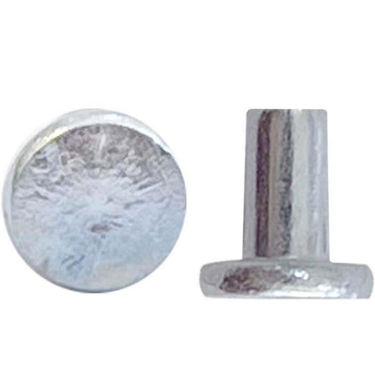 Remache Fierro Cabeza Plana M6.4x10 5 unid.