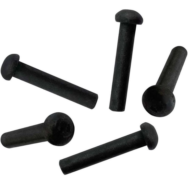 Remache Fierro Cabeza Redonda 3/16x1 1/4 5 unid.