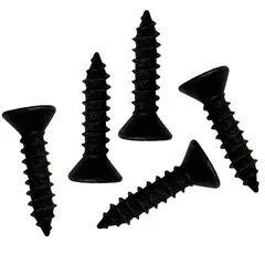 MAMUT - Tornillo Roscalata Cabeza Plana Phillips 6x3/8 Zincado Negro 5 unid.