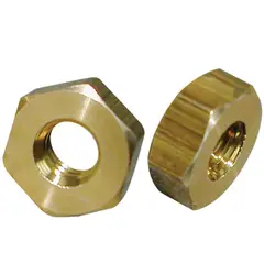 MAMUT - Tuerca Hexagonal Bronce UNC 1/8 2 unid.