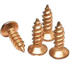 MAMUT - Tornillo para Madera PH 3x3/8 Bronce 4 unid