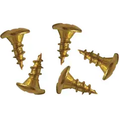 MAMUT - Tornillo para Unión de PVC 6x8.5 Zincado Amarillo 5 unid.