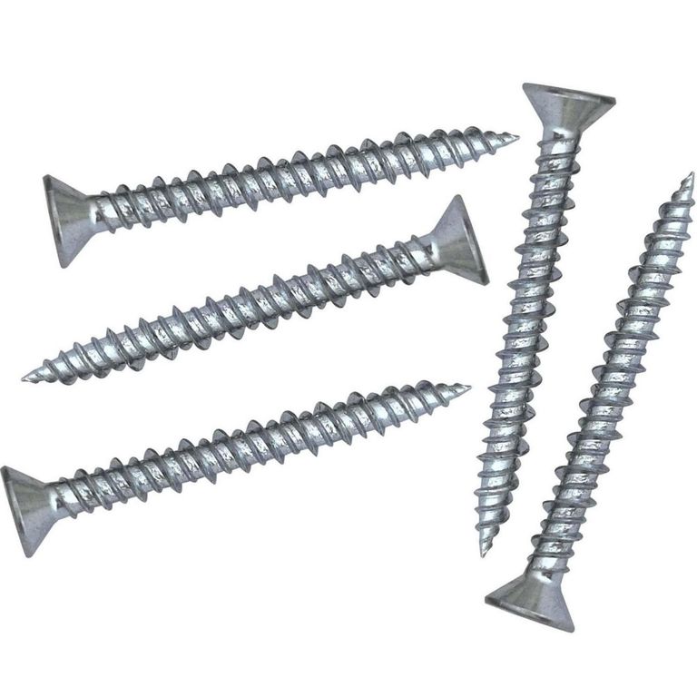 Tornillo Cabeza Plana Punta Fina Hilo 7 3.9x38 5 unid.