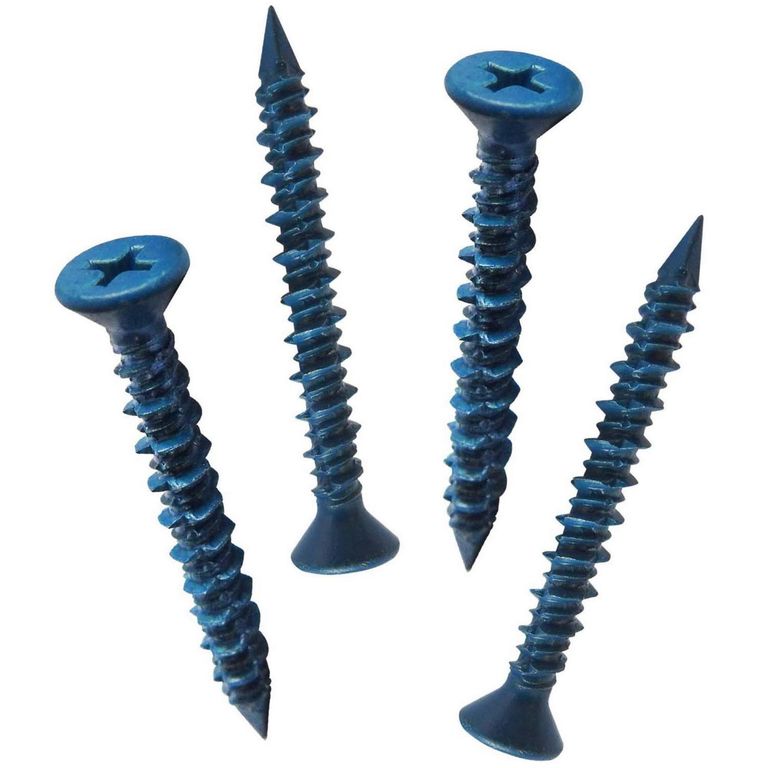Tornillo Concreto Cabeza Plana 3/16x3 1/4 4 unid.