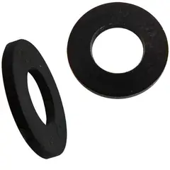 MAMUT - Arandela de Nylon Negro 3/16 M5 4 unid.