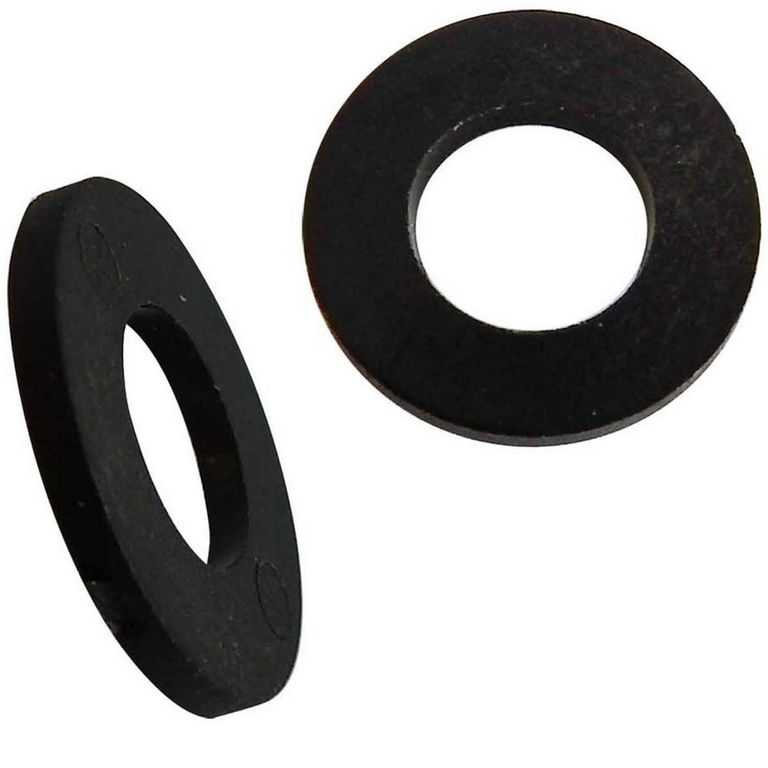 Arandela de Nylon Negro 3/8 M10 2 unid.