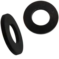 MAMUT - Arandela de Nylon Negro 3/8 M10 2 unid.