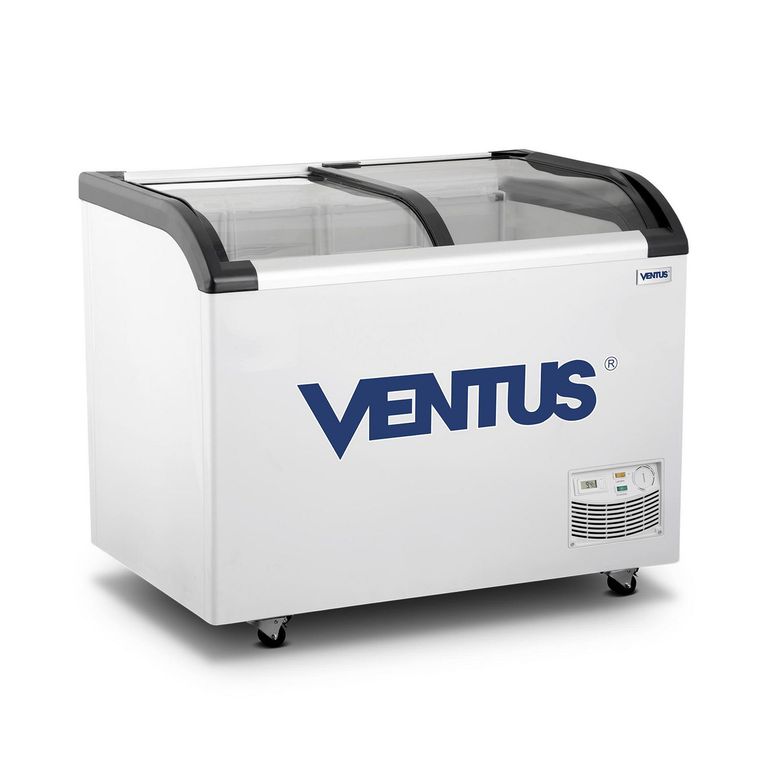 Conservadora Tapa Vidrio Curvo 220L CTV-220Q Blanco