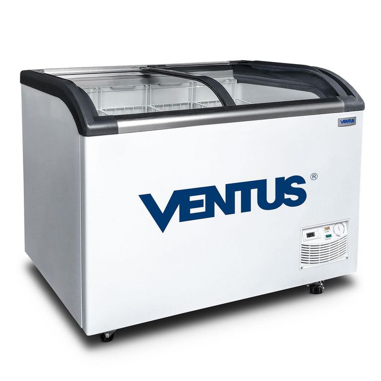 Conservadora Tapa Vidrio Curvo 320L CTV-320Q Blanco
