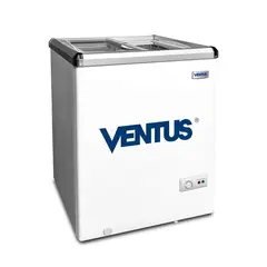 VENTUS - Conservadora Tapa Vidrio 110L CTV-110 Blanco
