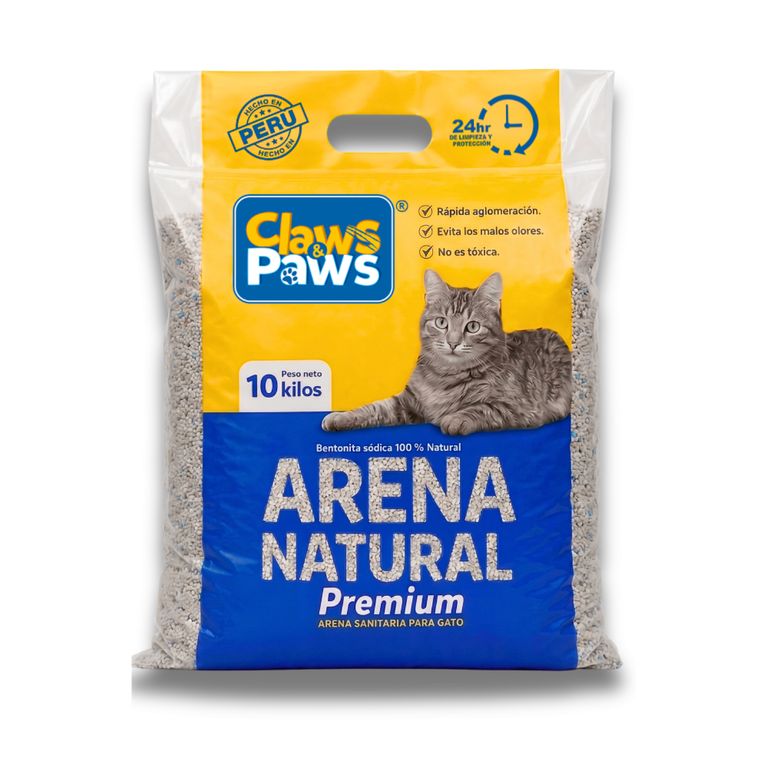Arena Natural Premium para Gato 10Kg