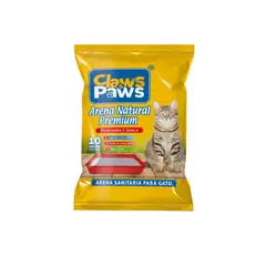 CLAWS & PAWS - Arena Natural Premium para Gato 10Kg